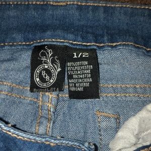 Distressed jeans
